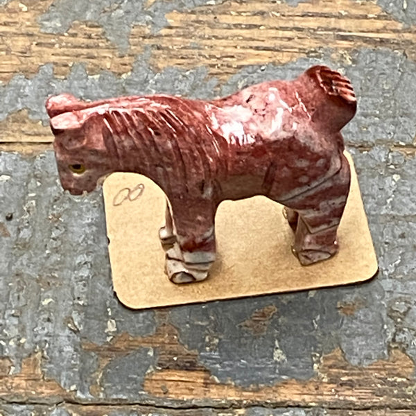 Soapstone Miniature Animal Figurine Horse
