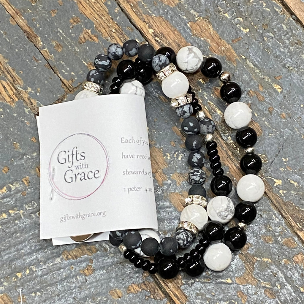 Gifts with Grace Trinity Stack Awareness Bracelet