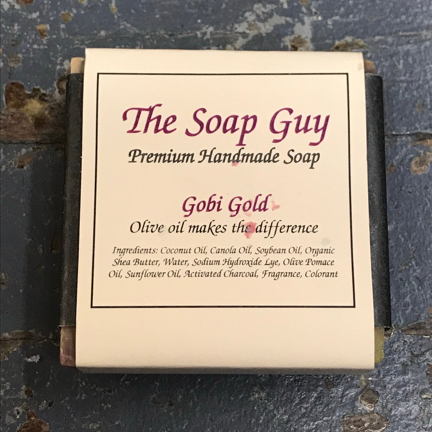 Bar Soap Cleansing Wash Premium Handmade Gobi Gold