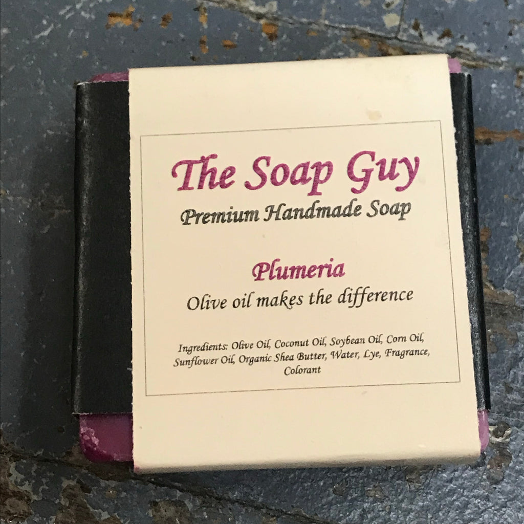Bar Soap Cleansing Wash Premium Handmade Plumeria