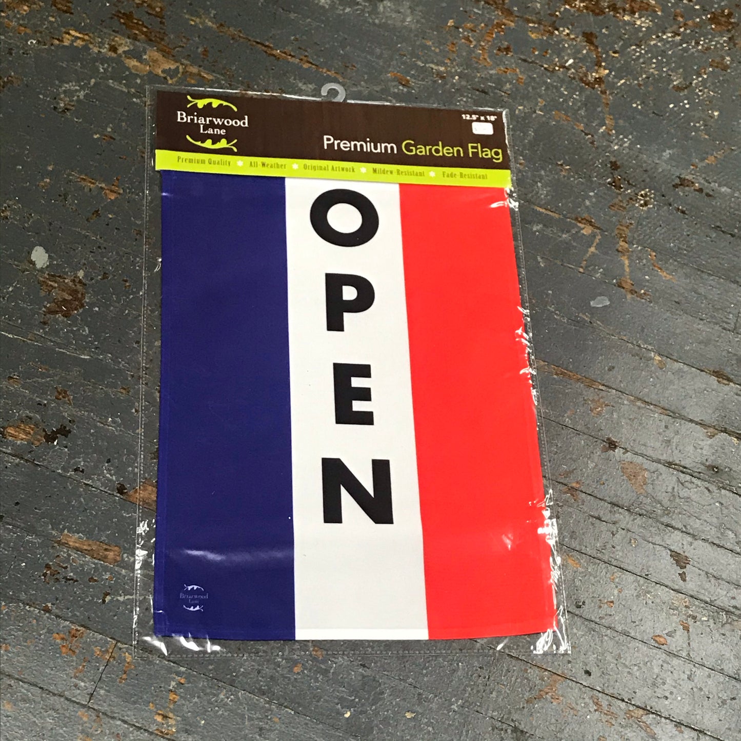 Open Sign Garden Flag