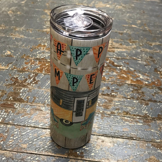 Fall Harvest Cowboy Farm Pumpkin Tall Skinny Tumbler