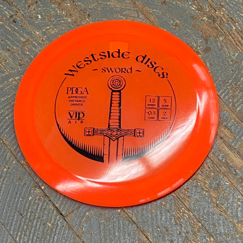 Disc Golf Distance Driver Sword Westside Disc VIP Orange