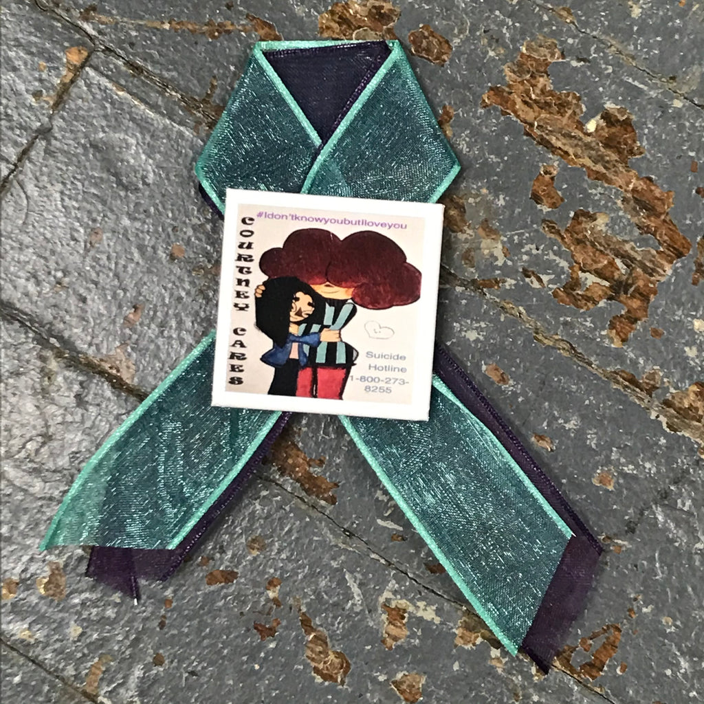 Ribbon Pin Suicide Prevention Courtney Cares