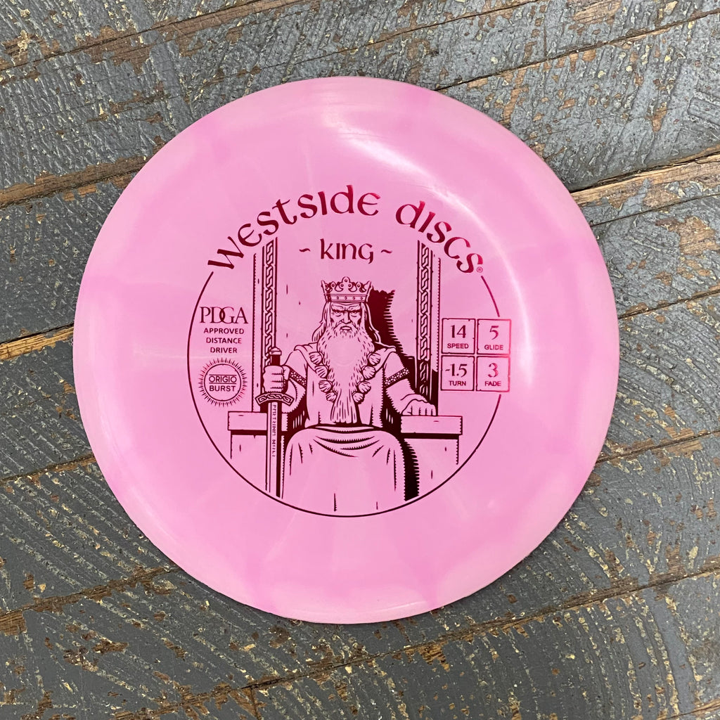 Disc Golf Distance Driver King Westside Disc Origo Burst Pink
