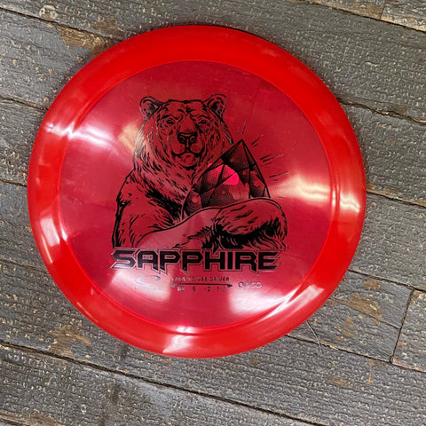 Disc Golf Distance Driver Sapphire Latitude 64 Disc Opto Flo Red