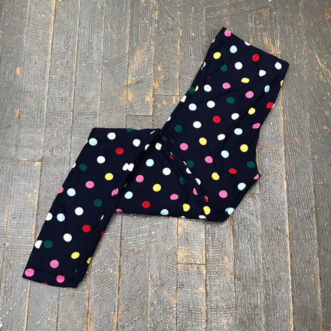 Polka Dots Multi Color Leggings Printed