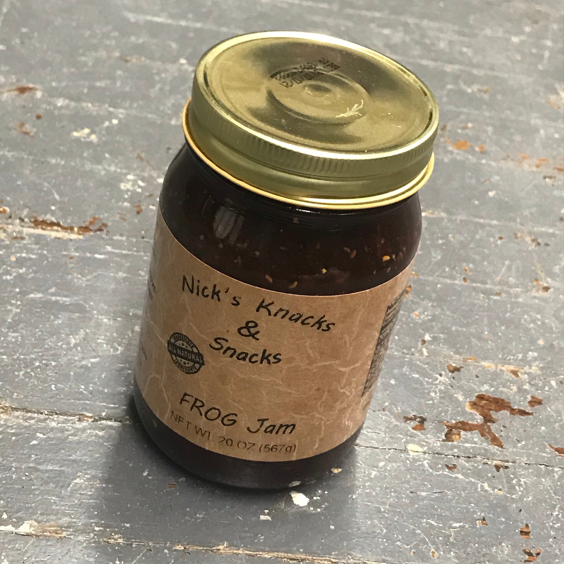 Nicks Snacks All Natural FROG Jam