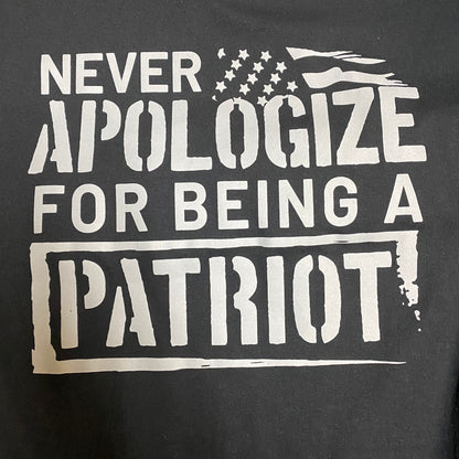 Never Apologize for Being a Patriot Graphic Designer Short Sleeve T-Shirt