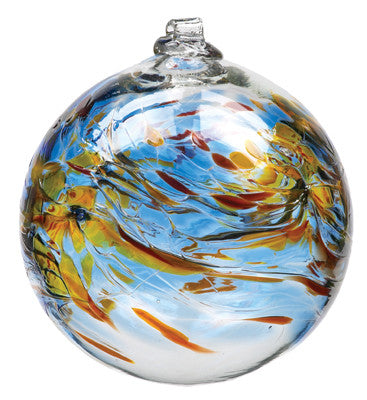 Hand Blown Glass Ornament Globe November Birthday Orb