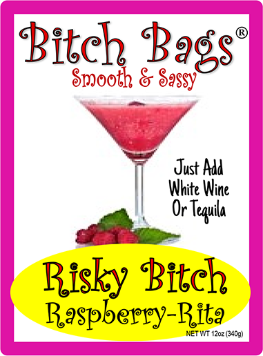 Smooth Sassy Bitch Bag Drink Mix Risky Bitch Raspberry-Rita