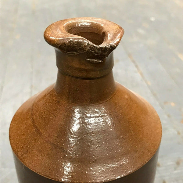 Antique 1800's Large Stoneware Stephens London Ink Well Chemical Ink Bottle