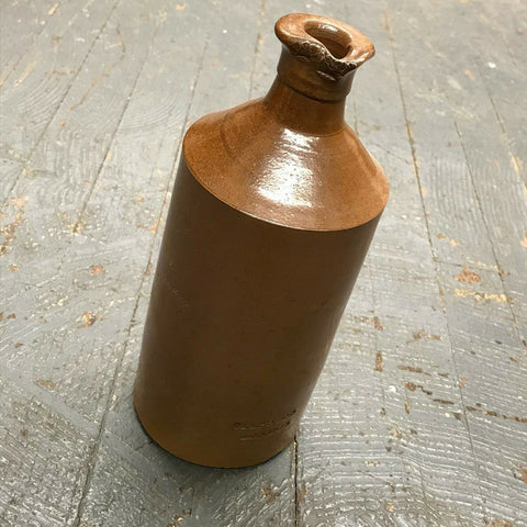 Antique 1800's Large Stoneware Stephens London Ink Well Chemical Ink Bottle